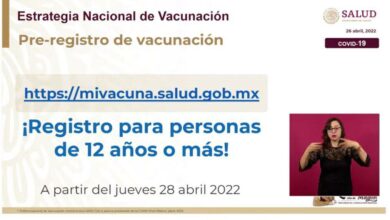 Photo of Jueves se abre registro para vacuna menores de 12 a 17 años