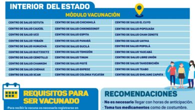 Photo of Amplían jornadas de vacunación en Mérida y Yucatán