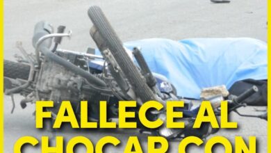 Photo of Fallece tras chocar su moto, huía de la Policía