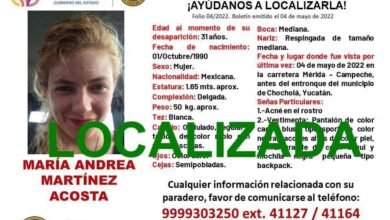 Photo of Localizan con vida a María, desaparecida en la carretera Mérida-Campeche