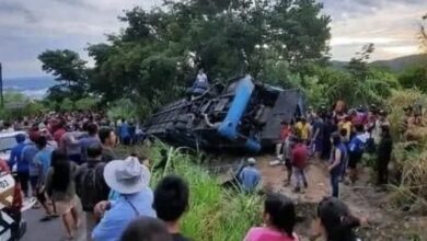 Photo of Peregrinos vuelcan en Chiapas; hay nueve muertos
