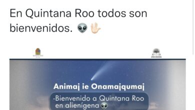 Photo of Gobernador de Quintana Roo manda mensaje en idioma alienígena