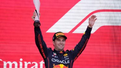 Photo of Max Verstappen y ‘Checo’ Pérez suben al podio como 1 y 2 en el GP de Azerbaiyán