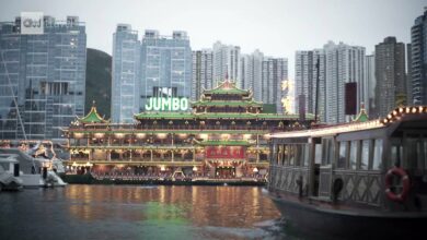 Photo of Se hundió en el mar el icónico restaurante flotante Jumbo de Hong Kong
