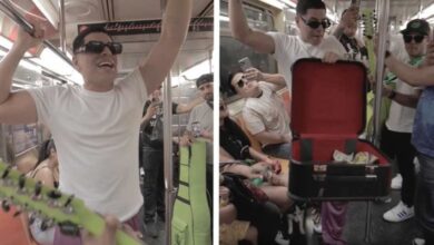 Photo of Grupo Firme sorprende a fans y canta en el metro de NY: ‘Esto era lo que hacíamos antes’