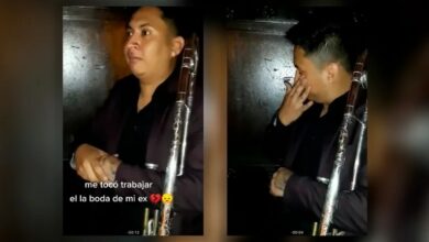 Photo of Músico se hizo viral en TikTok por llorar tras trabajar en la boda de su ex