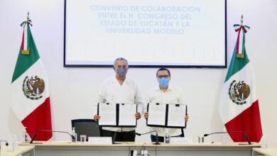 Photo of Congreso de Yucatán y Universidad Modelo firman convenio de colaboración