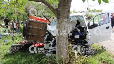 Photo of Hermanita de la alcaldesa de Conkal provoca accidente; hay 5 heridos