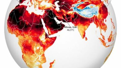 Photo of NASA comparte un mapa de los países más calientes