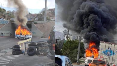 Photo of Ahora hubo quema de autos y bloqueos en Tijuana, Mexicali, Tecate y Ensenada