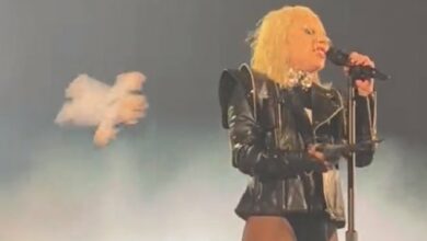 Photo of Lanzan peluche de ‘Dr. Simi’ a Lady Gaga durante concierto en Canadá