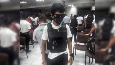 Photo of Estudiante del Conalep causa alerta al llevar una mochila tipo chaleco antibalas