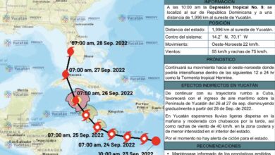 Photo of Procivy vigila depresión tropical al sureste de Yucatán