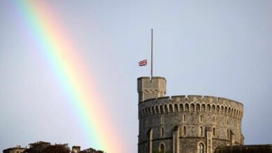 Photo of Doble arcoíris sobre Buckingham en Inglaterra