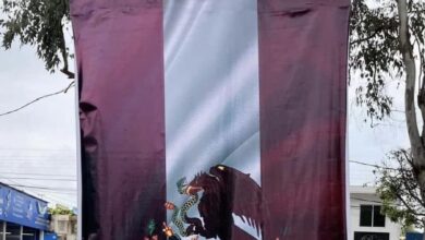 Photo of En Nayarit, cambian colores de la bandera de México por los de Morena