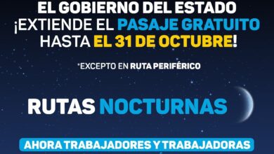 Photo of Rutas Nocturnas continuarán gratis todo octubre