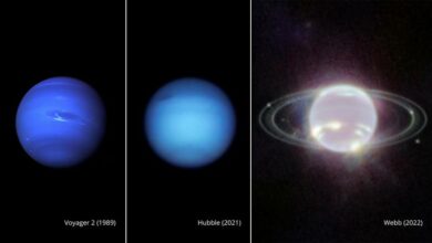 Photo of Nasa revela fotos de Neptuno y sus anillos bien detallados