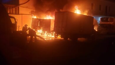Photo of Incendian camiones de la empresa de carnes “Kekén” en Cancún