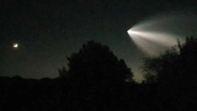 Photo of Cohete Space Falcon 9 logró verse en México