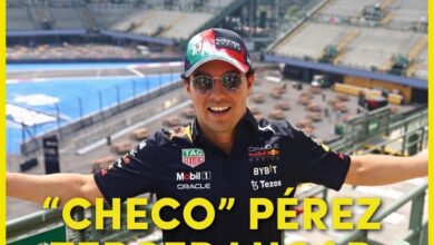 Photo of Checo Pérez se sube al podio en el GP de México