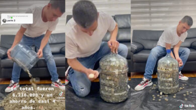 Photo of Jóvenes llenan garrafón con monedas durante 4 años, reunió 35 mil pesos