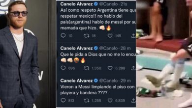 Photo of Canelo Alvarez enfurece contra Messi por “pisar” la playera de México