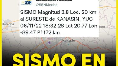 Photo of Reportan temblor en Yucatán; epicentro en Kanasín