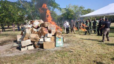 Photo of Ejército Mexicano en Yucatán incinera droga