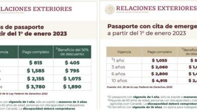 Photo of Suben los costos del pasaporte mexicano en 2023