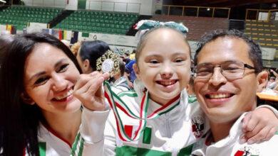 Photo of Helena gana medalla de oro en el Campeonato Mundial de Gimnasia de Síndrome de Down