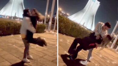 Photo of Pareja encarcelada por bailar en calles de Irán 
