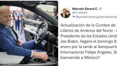 Photo of Joe Biden llegará al AIFA: Marcelo Ebrard