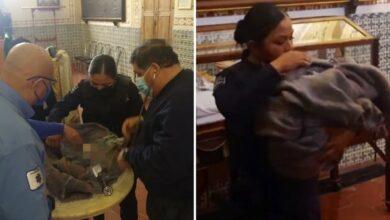 Photo of Llega a la iglesia para pedir bendecir a bebé y la abandona