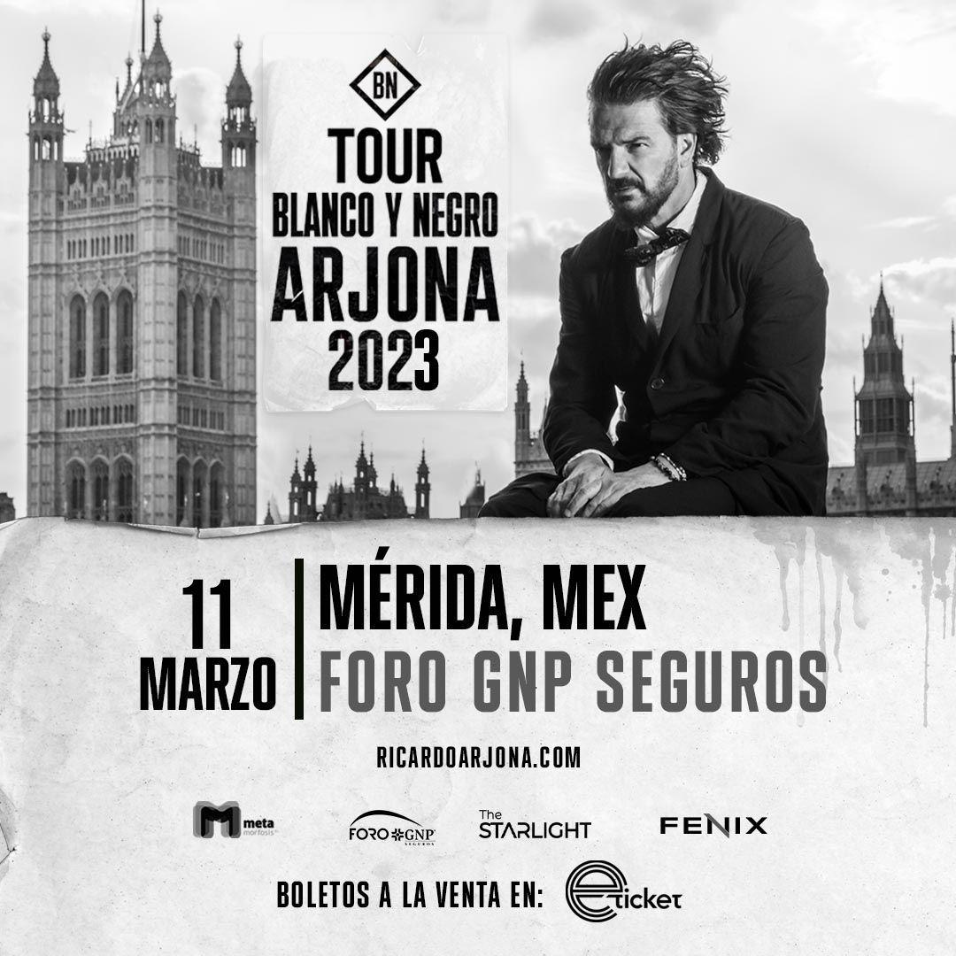 Conoce los precios para el concierto de Arjona en Mérida Con Acento