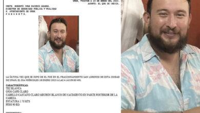 Photo of Buscan a sujeto desaparecido hace seis días en Umán 