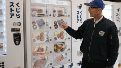 Photo of Polémica en Japón por máquinas expendedoras con carne de ballena