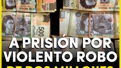 Photo of A prisión por violento robo de dos millones de pesos 