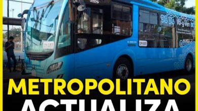 Photo of Metropolitano actualiza su tarifa con descuentos social y transbordos en la ruta