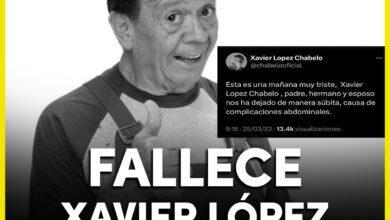 Photo of Fallece Xavier López «Chabelo»
