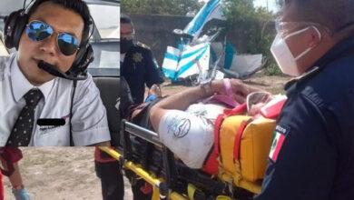 Photo of David R., estudiante accidentado en avioneta que se desplomó 