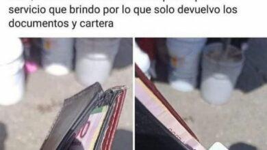 Photo of Encuentra cartera y busca a su dueño, pero se queda con dinero 