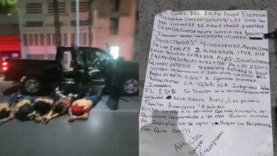 Photo of Cártel entrega a presuntos secuestradores de estadounidenses