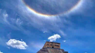 Photo of Halo solar aparece sobre Chichén Itzá
