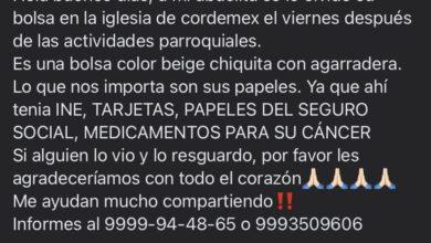 Photo of Abuelita pierde su bolsa con medicamentos para el cáncer, piden ayuda