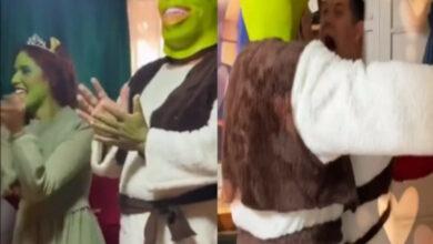 Photo of Joven con Síndrome de Down sorprendido con fiesta de “Shrek”. VIDEO