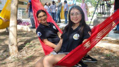 Photo of Colocan hamacas para los alumnos en Facultad de la UADY 