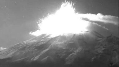 Photo of El Popocatépetl registra fuerte explosión
