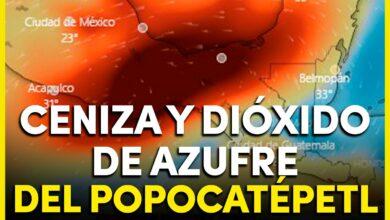 Photo of Ceniza y dióxido de azufre del Popocatépetl podría llegar a Yucatán