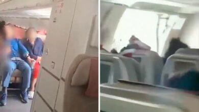 Photo of Pasajero abre puerta de avión en pleno vuelo