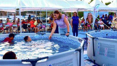 Photo of Vecinos del sur se refrescan con piscinas de Cecilia Patrón